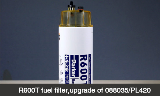 Parker RAcor R600T fuel filter,upgrade of 088035/pl420