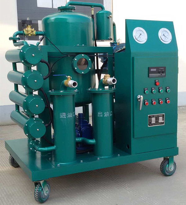 double stage high efficiency Vacuum oil filter machine
