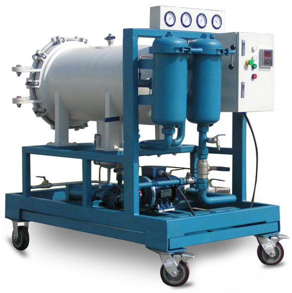 coalescing coalescence dehydration diesel engine oil filter machine