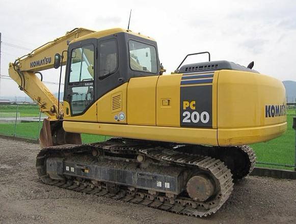 Komatsu PC200-7 hydraulic excavator