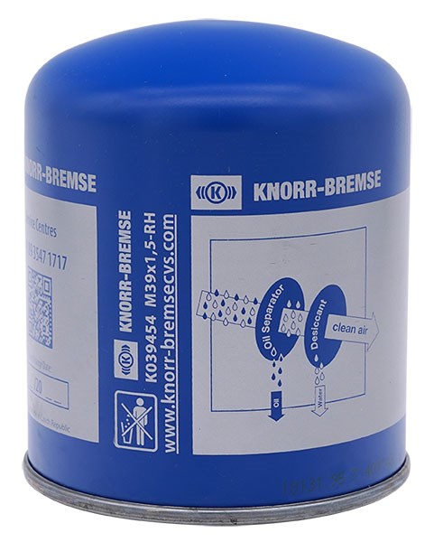 Genuine original Knorr Bremse K039454 air dryer filter cartridge for truck bus