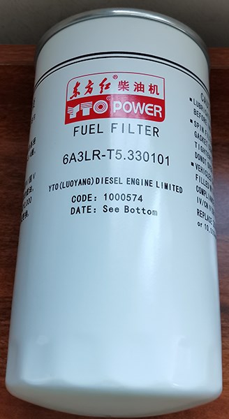 YTO 6A3LR-T5.330101 diesel fuel filter for tractor spare parts