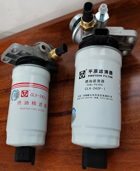 Pingyuan CLQ-78D/16400Y3701/CLX-242B/1105100-E03 diesel fuel filter assembly for pickup bulldozer parts