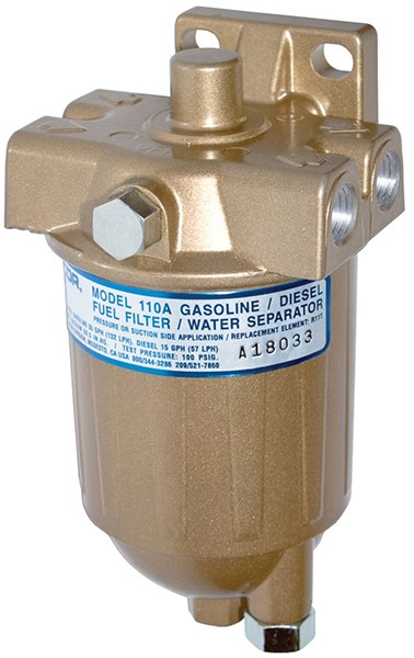 Parker Racor distributor 110A series assembly low flow fuel filter water separator R11T/R11S/R11P/A18033/Baldwin PF46009