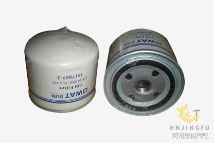 JX-693/3517857-3 lube oil filter for zx50 excavator heavy and mini construction equipmpent spare parts