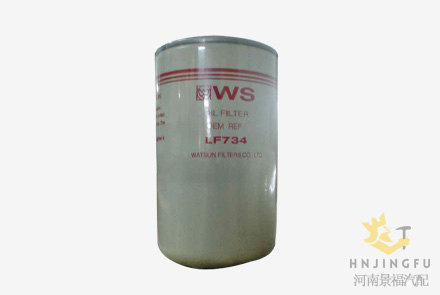 JX-6274/3014654/4206089/Fleetguard LF734 lube oil filter for diesel engine