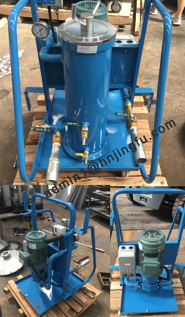 portable mobile oil filter filtering filtration cart factory manufacturer supplier