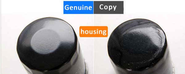 Genuine oil filter and copy oil filter difference
