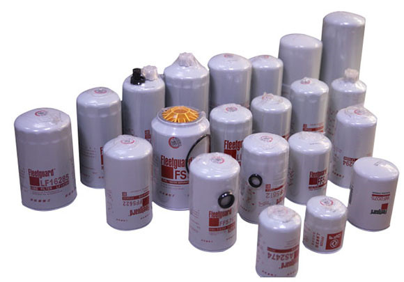 Fleetguard lube oil filter diesel fuel filter