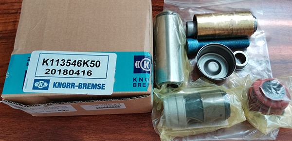 Knorr Bremse K113546K50 K067417K50 disc brake caliper guide pin seal repair kit with guide pin caliper bolt