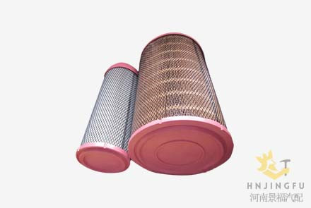 Pingyuan KLX-1253/1254/XCMG 860118632/K2640 air filter for yuchai engine XCMG crane loader