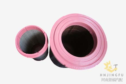 Pingyuan KLX-1253/1254/XCMG 860118632/K2640 air filter for yuchai engine XCMG crane loader