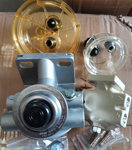 fuel filter water separator parts filter base water clearing glass bowl