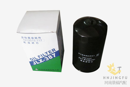 JLX-387/8-94391-049-Z/1012015-117 lube oil filter for ISUZU F series tractor truck