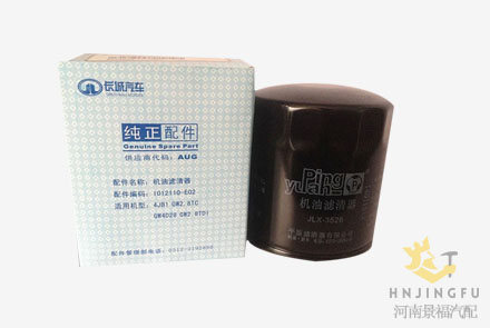 JLX-352B/1012110-E02 Pingyuan lube oil filter for Baoding Greatwall truck