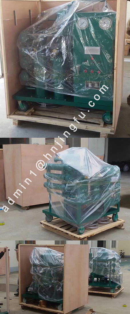 Vacuum oil Purifier Machine packing